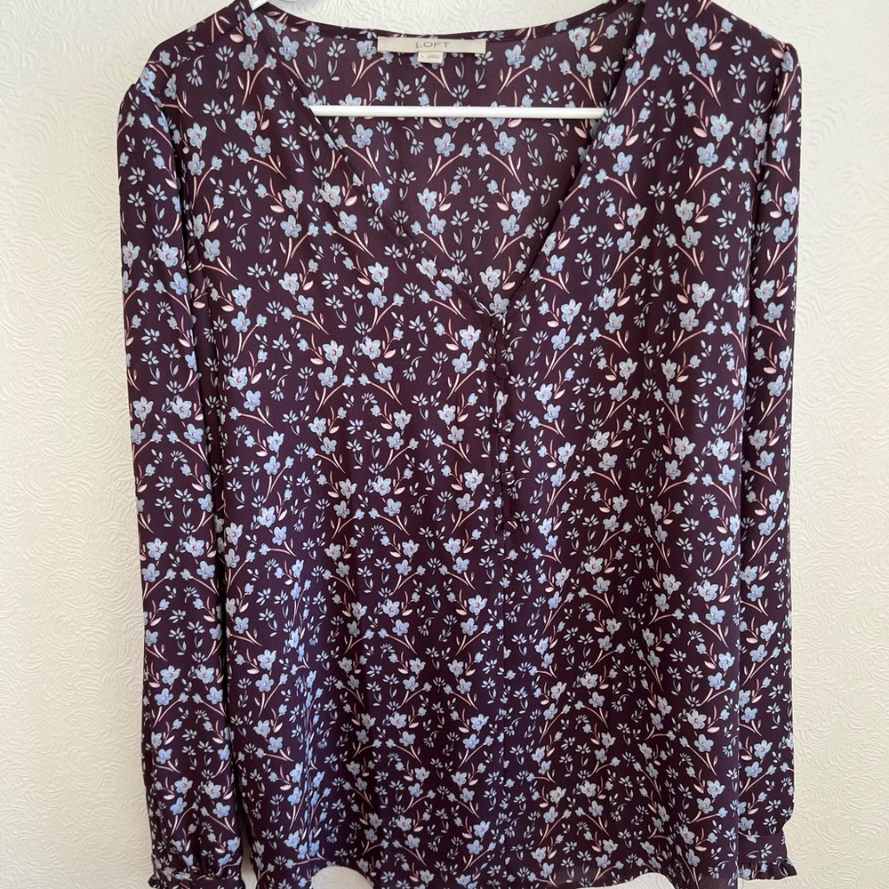 Loft Floral Blouse